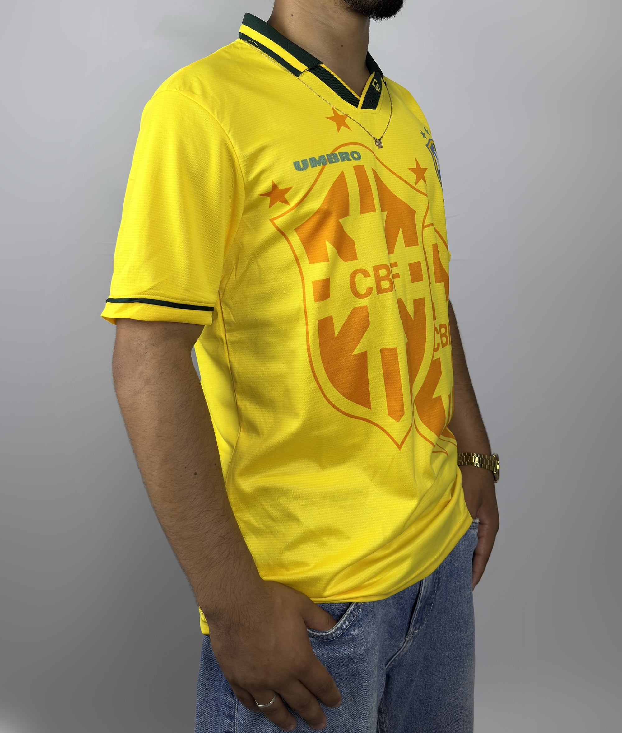 Camisa Brasil l 1994 Retrô Pro Masculina