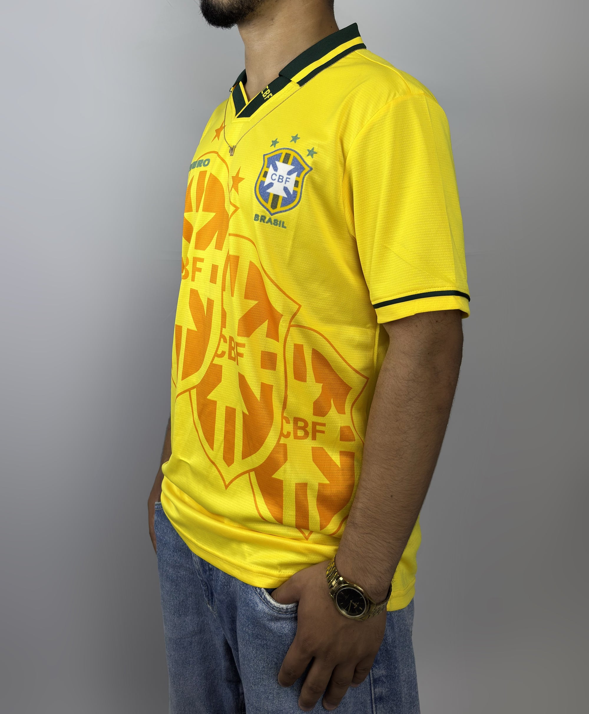 Camisa Brasil l 1994 Retrô Pro Masculina