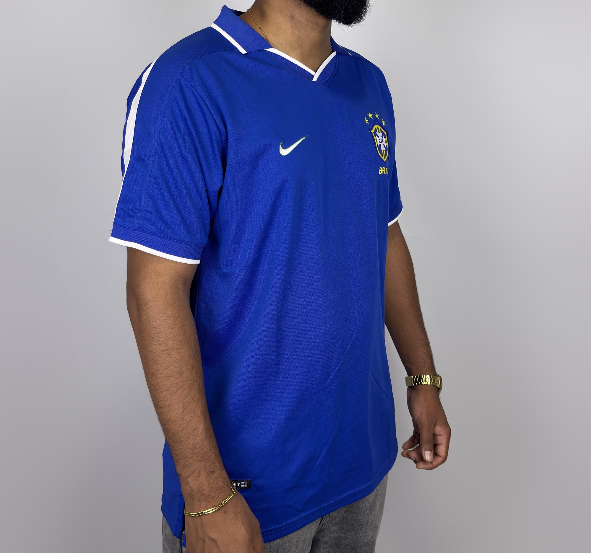 Camisa Brasil ll 1997 Retrô Pro Masculina