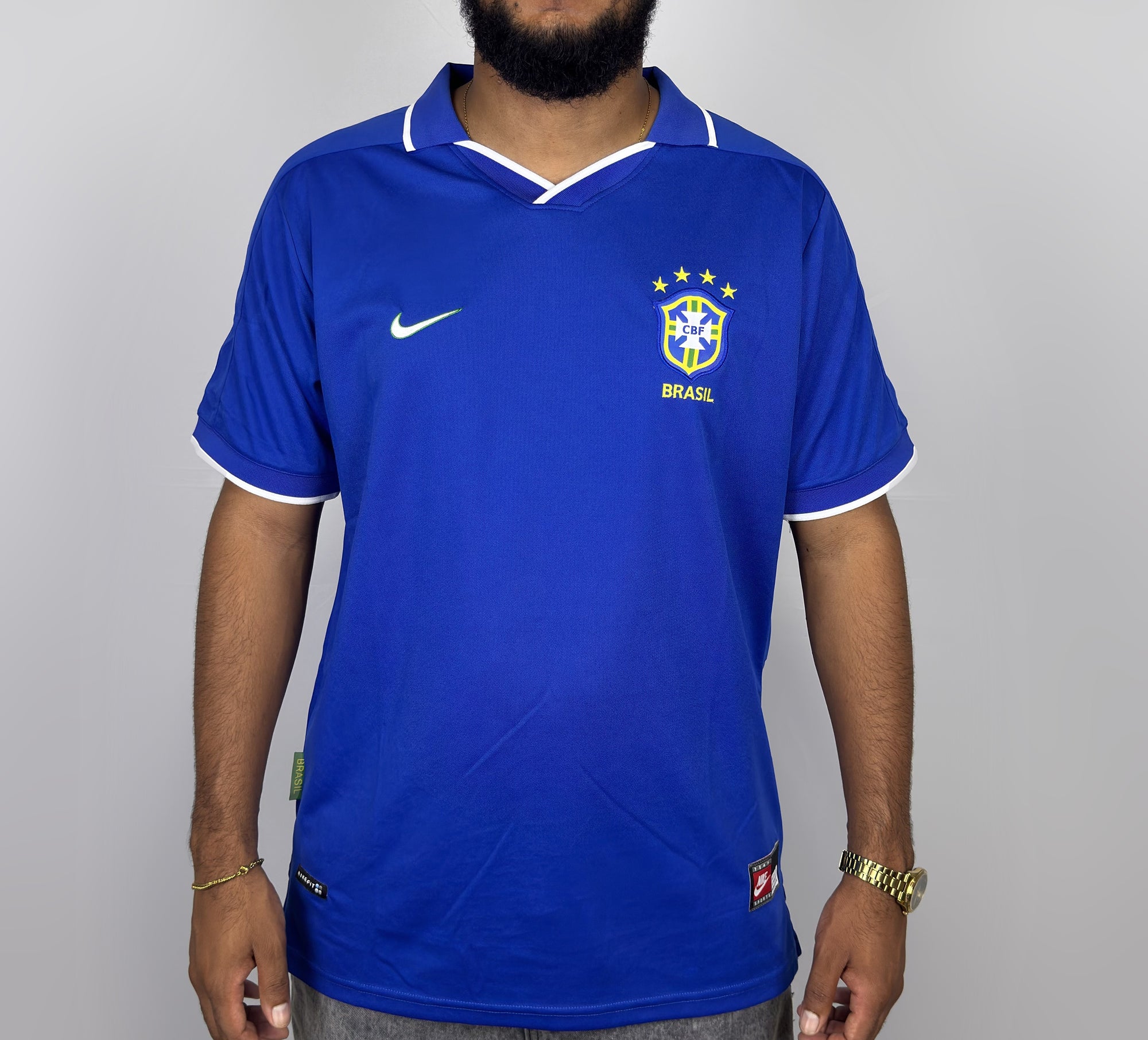Camisa Brasil ll 1997 Retrô Pro Masculina