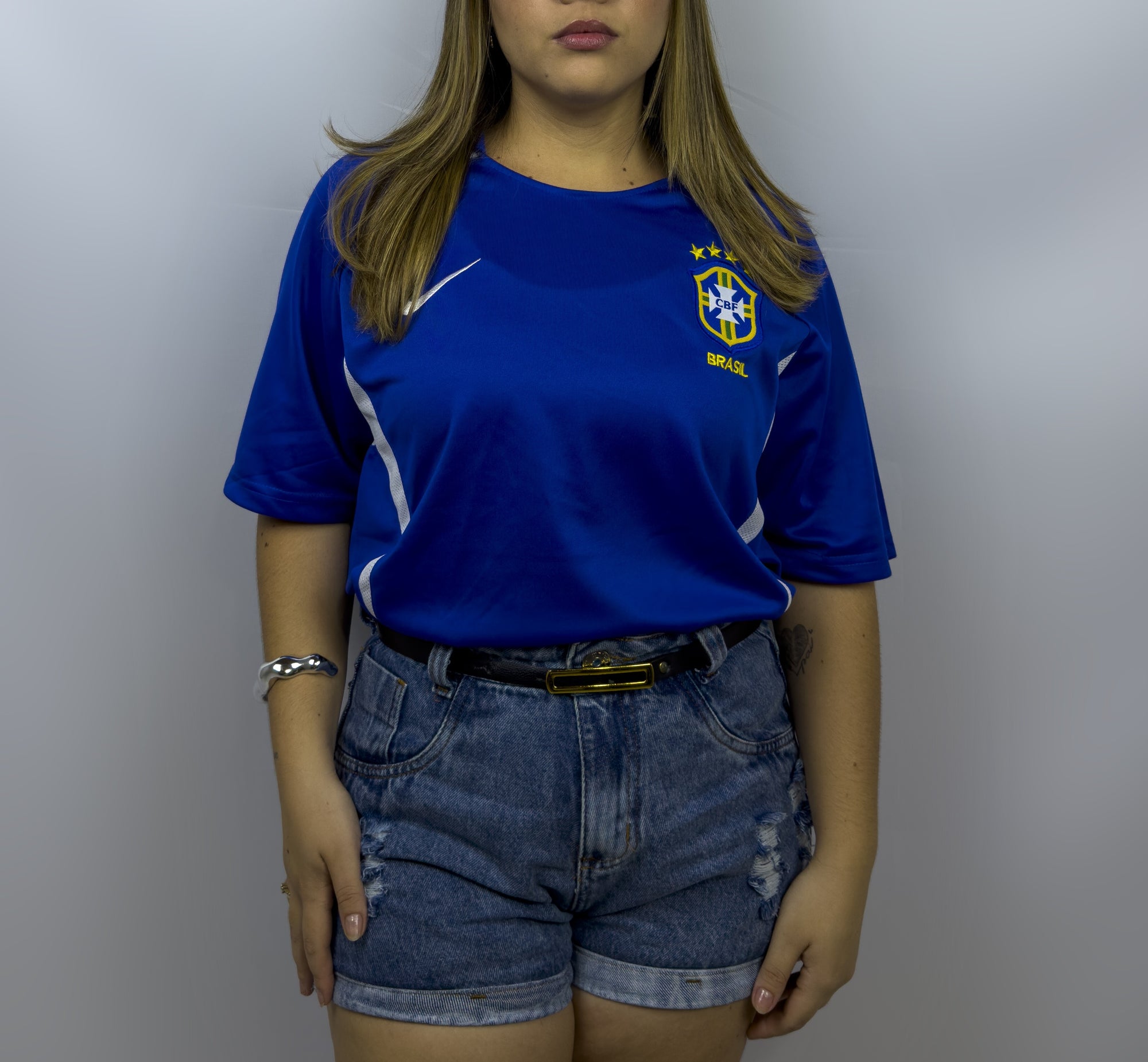 Camisa Brasil ll 2002 Retrô Pro Masculina