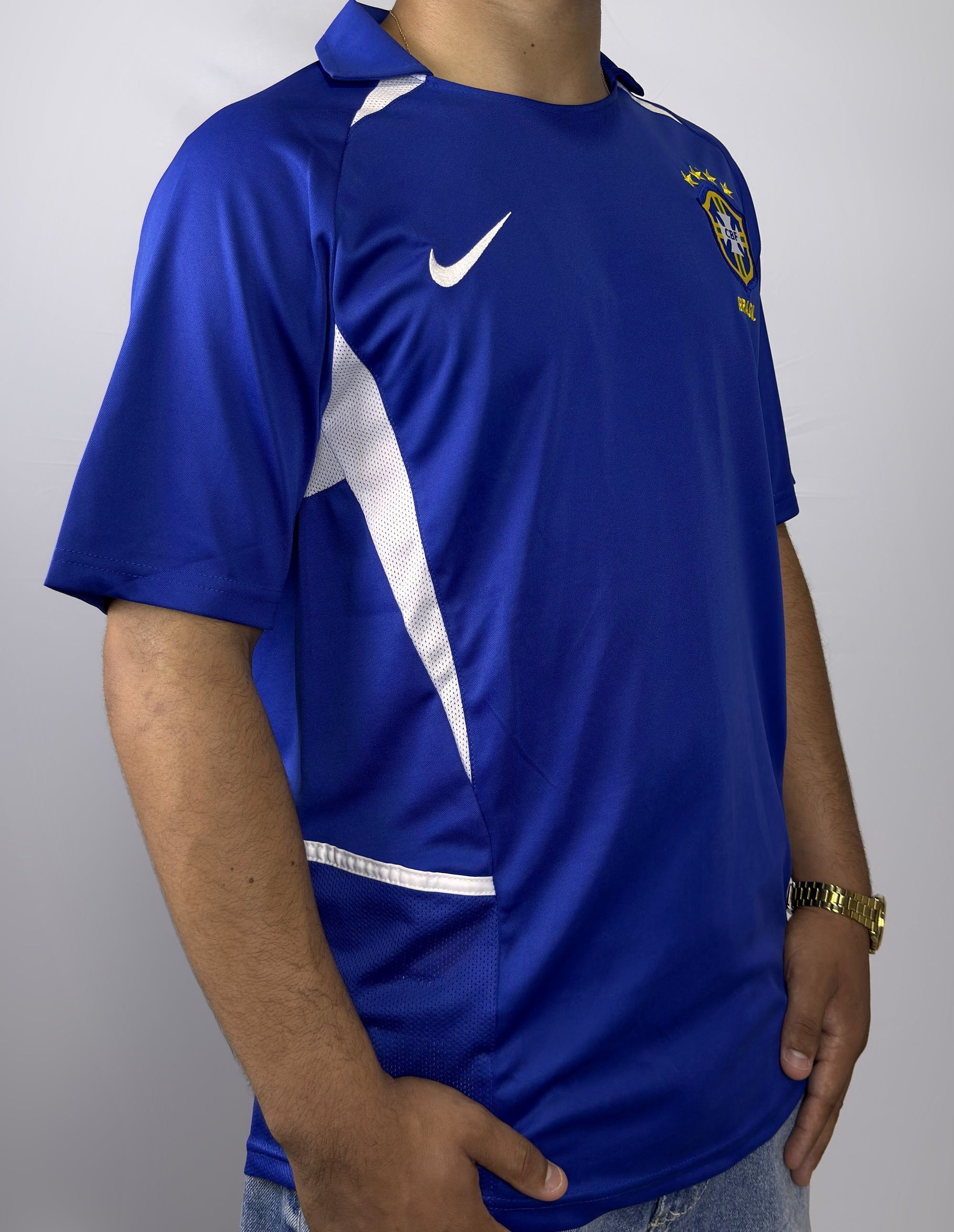Camisa Brasil ll 2002 Retrô Pro Masculina