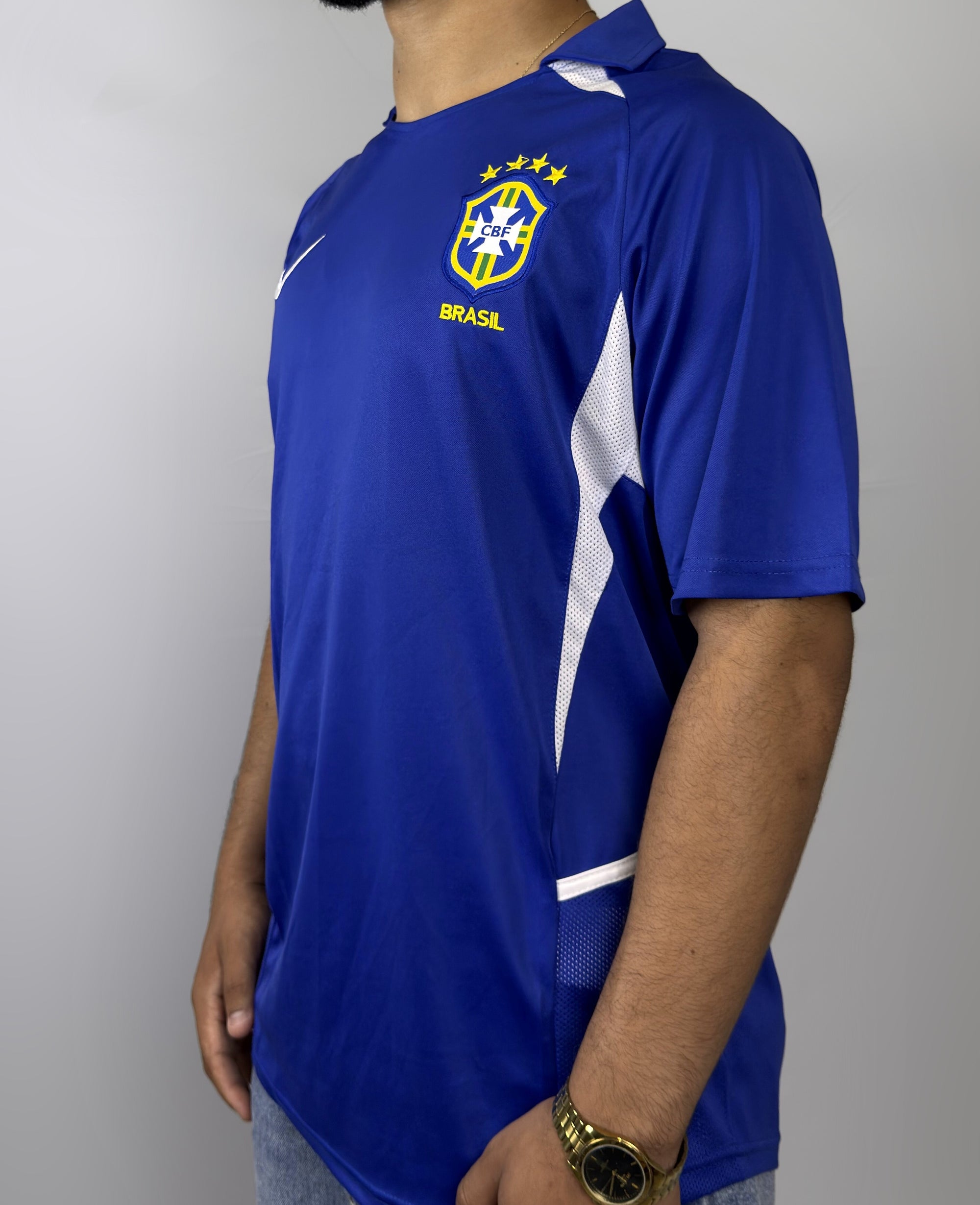 Camisa Brasil ll 2002 Retrô Pro Masculina