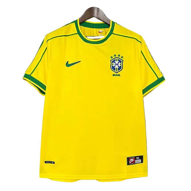 Camisa Brasil l 1998 Retrô Pro Masculina