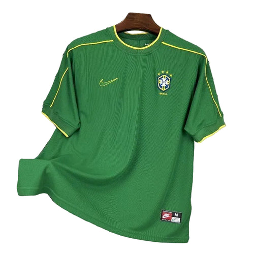 Camisa Brasil Goleiro 1998 Retrô Pro Masculina