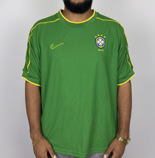 Camisa Brasil Goleiro 1998 Retrô Pro Masculina