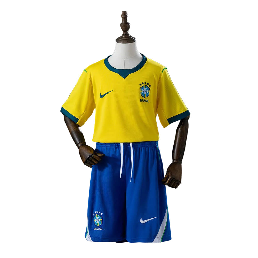 Kit Camisa e Short Brasil I 2026 Infantil