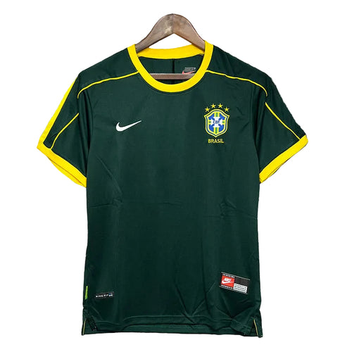 Camisa Brasil Goleiro 1998 Retrô Pro Masculina